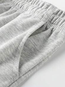 Matching Outfits For Couples, Unisex Loose Straight Sweatpants, Casual Sports Pants, Couple Pants For Boyfriend, Girlfriend, Husband, Wife, Gifts For Anniversary, Spring, Summer, Autumn, All Seasons - Light Grey - View 5
