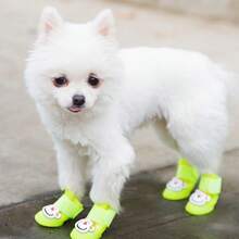These Adorable Cartoon Monkey Pattern Rain Boots Can Protect Your Pet's Paws And Keep Them Dry! - Multicolor - View 5