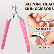 Professional Callus Trimmer, Precise Dead Skin Cutting, Suitable For Finger And Toe Nails, Non-Slip Silicone Handle Callus Cutter (Pink) - Pink-1Pc - View 2