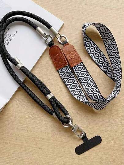 1 Set Adjustable Shoulder Strap, Crossbody Phone Lanyard, Versatile Camera Strap, Anti-Theft For Outdoor Travel