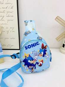 Breathable Lightweight One Shoulder Sling Bag, Large Capacity Bicycle Chest Bag, Multi-Layer Unisex Chest Pack, Minimalist Casual Travel Crossbody Bag For Women, Functional Printed Sling Bag - Multicolor - View 2