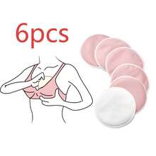 Reusable Nursing Pads Washable Breast Pads For Leaking Milk - Super Absorbent Nursing Pads Nursing Nipple Pads (Large 4.7") - Pink - View 7