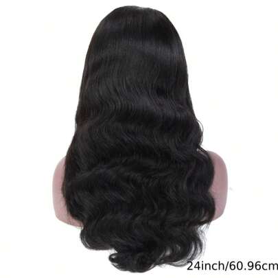 150% Density Body Wave Glueless Wig With Bangs No Lace Brazilian Virgin Human Hair Machine Made Wig With Rose Net Cap Wig For Women Easy Wear To Go