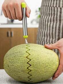 Stainless Steel Fruit Ball Maker Set, Kitchen Tools Fruit Carving Knife Meat Extractor, Household Fruit Tools Ball Maker Device Multi-Function Fruit Spoon - Multicolor - View 7