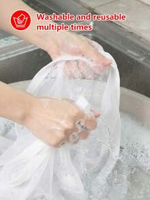 Black DIY Window Screen Mesh Set, Cut-To-Fit Breathable Net, Self-Adhesive Hook & Loop Easy Install, Mosquito & Bug Protection For Home Windows - White - View 6