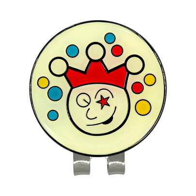 Magnetic Cartoon Golf Hat Clip With Durable Metal Ball Marker - Perfect Gift For Women Golf Lovers