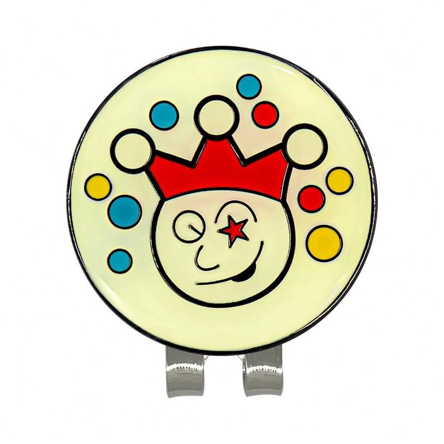 磁性卡通高尔夫球帽夹，带耐用金属球标 - 送给女性高尔夫爱好者的完美礼物 - 綠色 - 查看 1