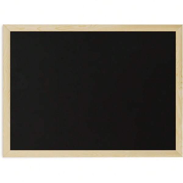 Chalkboard 18x24 Inch Light Wood Frame Premium Writing Surface For Office Classroom And Home Decor 310U00 01 Black