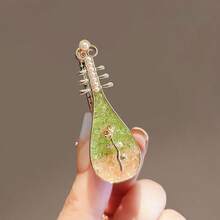 Rose Pipa Hair Clip, New Chinese Style Niche Side Bangs Clip, Creative Retro Hair Accessory - View 7