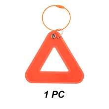 自行车反光三角标志，公路自行车反光安全警示标志。高可见度反光三角贴纸，适用于自行车、背包、宠物，增强夜间可见度。 - 彩色 - 查看 12