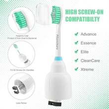Pisonicleara Replacement Toothbrush Heads(6 Pack) Compatible With Philips Sonicare E-Series Essence CleanCare Elite Advance Hx7022_66 Xtreme Brush Refill Hx7001 - 白色 - 查看 2