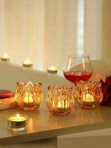 12 chiếc chân nến thủy tinh trong suốt, chân nến thủy tinh dày dặn, dùng bán sỉ, trang trí bàn tiệc cưới, đồ dùng tiệc tùng, tiệc cô dâu, tiệc em bé, vật trang trí trung tâm bàn tiệc. - Một cỡ - Xem 6