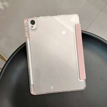 Suitable For Huawei Matepad 11.5S" 2026tablet Protective Case, Magnetic Flat Plate Protective Cover,High Transparency Acrylic Back Panel, Can Be Freely DIY, Compatible With Huawei MatePad SE 11inch 2024(AGS6-W00,AGS6-W10),Stylish And Intelligent Y-Shaped Folding Bracket Cover - Pink - View 9