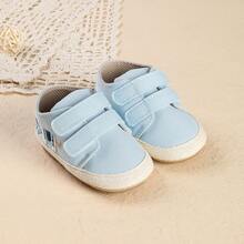1 Pair Toddler Boys' Cartoon Embroidered Elephant Casual Sneakers, Suitable For Spring & Summer - Blue - View 7