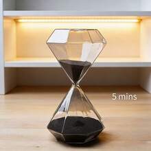 1pc Diamond-Shaped Timer, 5 Minute Timer, Home Decor, Random Color Creative Gift - Multicolor - View 4