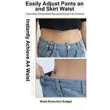10 Sets Pant Waist Tightener Adjustable Jean Buttons No Sewing Waistband Clips For Loose Pants Jeans Skirts Easy To Use Button Pins - 免釘羈扣 - 查看 7