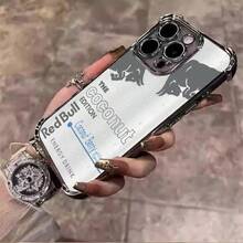 Coconut Limited Edition Energy Drink Gives You Wiiings Sports Fuel Your Day Bold Powerful Design For IPhone 16/15/14/13/12/11 Xs Pro Max Plus Phone Case Cover Tify Luxury Drop Anti Shockproof Retro Casual Styles Gift 07v-I106 - Black - View 2