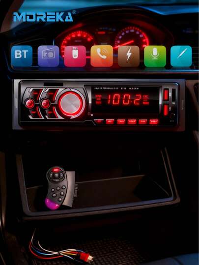 Reproductor de música inalámbrico Bluetooth para coche, reproductor MP3 para coche, pantalla LCD, oferta especial de Navidad, regalo perfecto