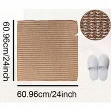 1pc Pineapple Pattern Washing Machine Mat, Suitable For Laundry Room And Bathroom, Brown And White Dual-Colored Fabric With Clear Texture And Quality, Protective Cover For Washing Machine, Dryer, Refrigerator Top, Easy To Clean, Laundry Room Organizing Mat - Brown and White Two-tone - View 13