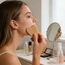 SilvaLex 木质按摩器，全身按摩器，手部按摩器，腿部按摩器，肩部按摩器，颈部按摩器，面部按摩器，背部按摩器，腰部按摩器，多功能身体部位按摩器，身体放松工具，适合家庭使用，可作为感恩节、平安夜和圣诞节等节日礼物赠送给家人、朋友和同学。 - 米色 - 查看 4