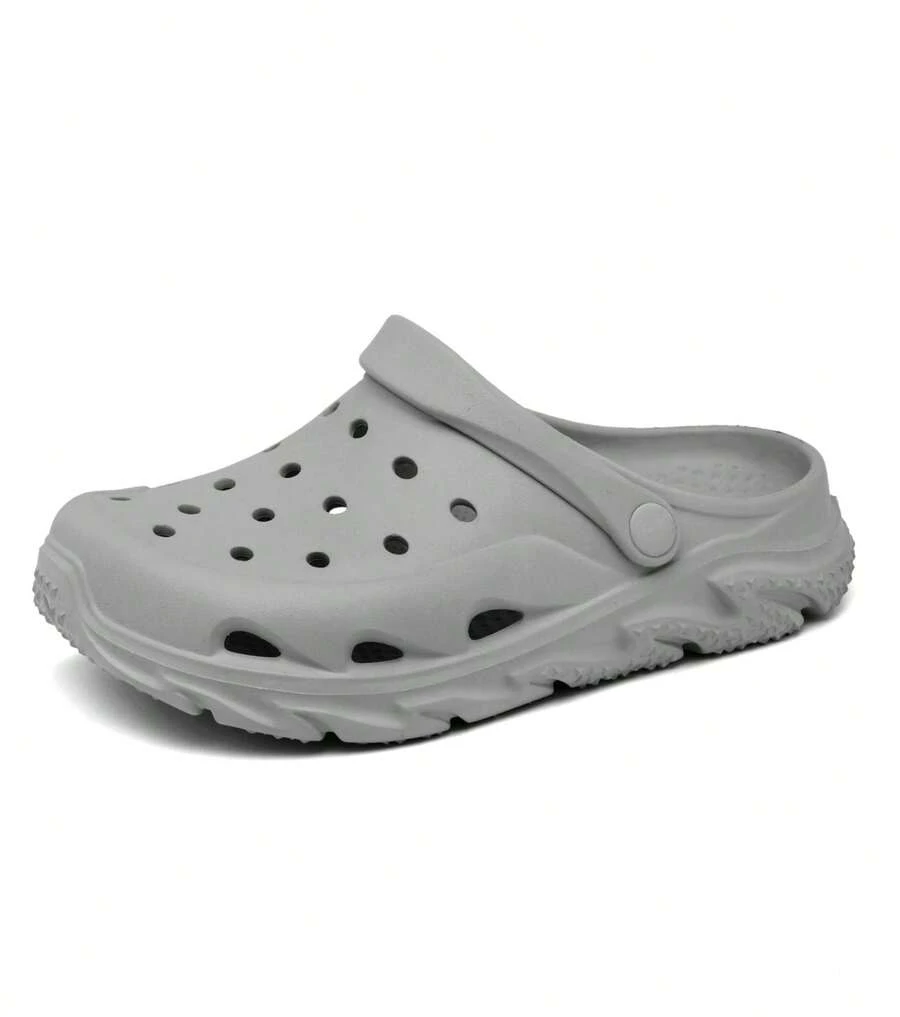 Haifago Mens Womens Garden Clogs Shoes With Arch Support, Unisex Adult Classic Slip On Slides Sandals Outdoor Beach Pool Slipper,Men Slides Summer Hollow Sandals For Men Casual Sandal Outdoors Mesh Sandals Shoes For Men - Grey - View 1
