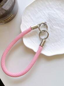 1 chiếc ốp điện thoại dệt đa năng kèm dây treo ngắn cầm tay, thiết kế chống rơi tiện dụng. - vòng đeo tay - Xem 7