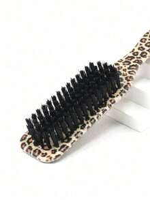 1pc Unisex Retro Fluffy Hair Comb, Beard Comb, Smooth Ponytail & Bun Shaper, Detangling For Frizzy Hair, Wide Teeth Backcombing & Sectioning Styling Comb - A - View 4