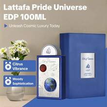 Lattafa Pride Art Of Universe Eau De Parfum 3.4oz/100ml, Arabian Perfume For Men Women, Middle Eastern Fragrance, Fresh Citrus Fruity & Amber Wood, Viral Long Lasting Scent, Luxury Gift - Niềm tự hào Nghệ thuật Vũ trụ - Xem 2