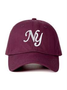 Mũ lưỡi trai thêu logo NY (3 chiếc/1 chiếc), mũ chống nắng ngoài trời có thể điều chỉnh cho bé trai và bé gái, thích hợp cho mùa xuân, mùa thu, du lịch, bãi biển, kỳ nghỉ. - mũ bóng chày - Xem 9