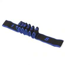 1 pieza Banda de resistencia de yoga, banda de resistencia profesional para estiramiento y fitness, banda elástica para entrenamiento, adecuada para correa de estiramiento de yoga, ballet, banda de resistencia en forma de ocho para danza, expansor digital, pilates, gimnasia y danza - Multicolor - Ver 9