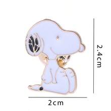 卡通金属徽章胸针，日常佩戴饰品，粉丝礼物（款式随机） - 彩色 - 查看 4