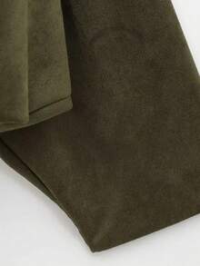 Chaqueta bomber versátil y casual de estilo gamuza para mujer, nueva para primavera y otoño de DEEKA - Verde militar 1 - Ver 9