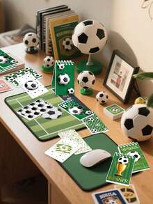 20pcs/10pcs World Cup Themed Football Spiral Notebooks - These Sports-Themed Notebooks, Pocket Notebooks, And Mini Notebooks Make The Perfect Gift For World Cup, Sports-Themed Parties, And Birthday Parties - One Size Fits All - View 5