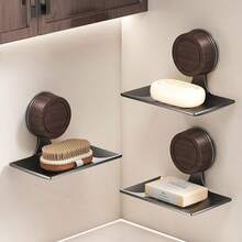 1 khay đựng xà phòng - Giá đỡ xà phòng treo tường, khay đựng xà phòng không cần khoan - giá để xà phòng - Xem 7