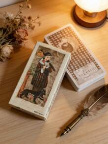 Escolha de Iniciante Cartas de Tarô Italianas Meneghello, Novo Jogo de Cartas de Adivinhação de Alta Qualidade com 78 Cartas para Adivinhação, Leitura de Fortuna, Aprendizado Inicial, Lazer e Entretenimento, Reunião com Amigos, Presentes, Temporada de Casamentos, Festival de Música - Damasco - Visão 7