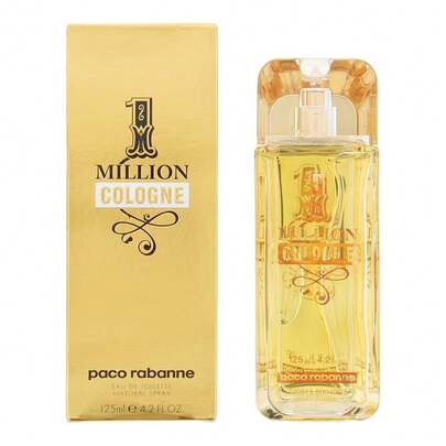  Paco Rabanne 1 Million Cologne 125ml Eau De Toilette Spray For Him