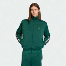 Adidas Originals Áo khoác nam FIREBIRD TT dệt kim có mũ KD3845 - màu xanh lá - Xem 1