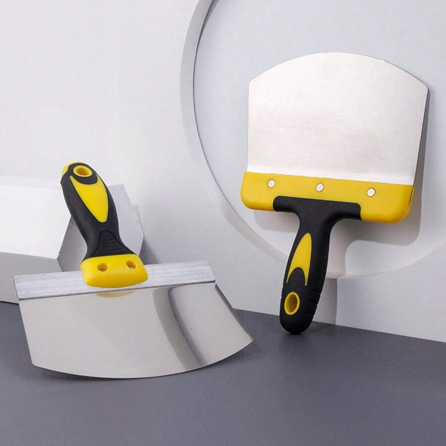 1件不锈钢弯刀，抹灰刮刀，厚砖石工人工具，水泥刮刀，腻子刀 - A - 查看 1