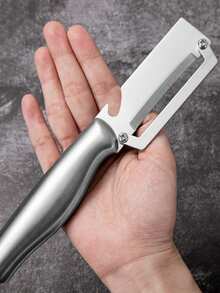 1/2pcs Multi-Functional Stainless Steel Peeler, Easily Peel Fruits, Winter Melon, Sugarcane, Pumpkin Without Effort - Multicolor - View 7