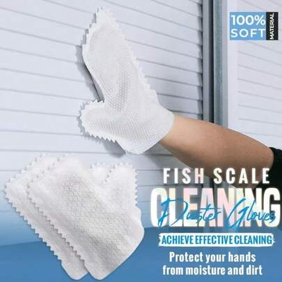 10/20/30/50/100/200/300PCS Microfiber Dusting Gloves - Multifunctional Wet And Dry Dual-Use, Easy Wiping Gloves, Easy To Dust, Suitable For Kitchen, Living Room, Bedroom, Car, Furniture And Window Cleaning