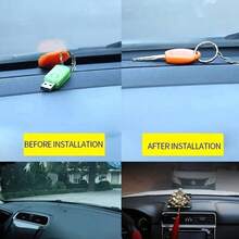 1pc Black Car Dashboard Seal Strip, Fills Gap Between Windshield, Prevents Dust Accumulation, Sound & Vibration Insulation, Waterproof & Heat Resistant, Durable Material, Suitable For All Vehicle Models - 1pc Black Car Gap Sealing Strip - View 6