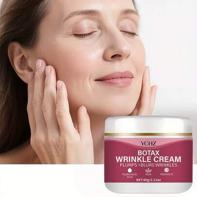 博泰克斯抗皱霜 - 胶原蛋白、芦荟和烟酰胺配方，不含酒精，专为干性肌肤保湿，深层补水，适合所有肤质，男女通用，日常护肤，时尚罐装设计，自然完美，高品质面霜，韩国护肤