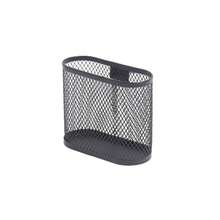 Hộp đựng bút để bàn hình oval bằng lưới kim loại | Vật dụng văn phòng bền chắc và vật dụng cần thiết để sắp xếp bàn làm việc - A - Xem 3