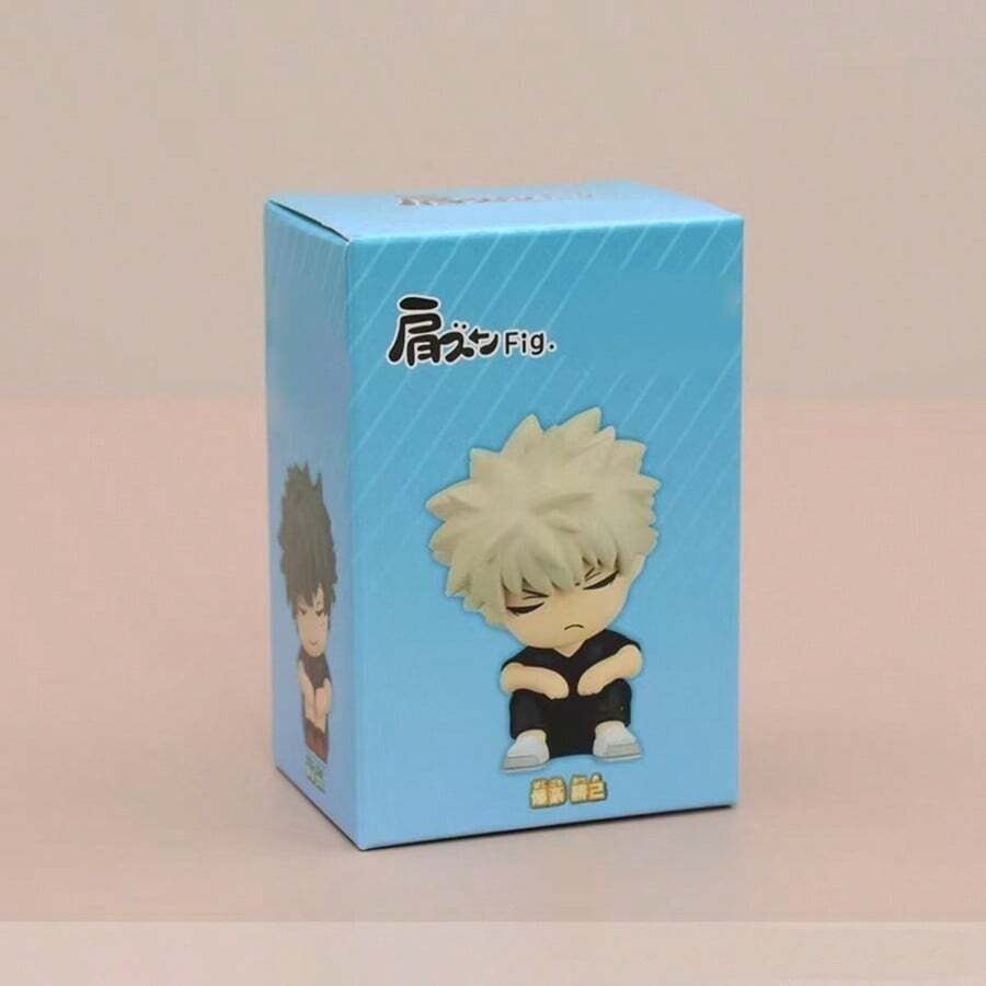 Shoulder To Shoulder Series Blind Box, Cartoon Anime Big Head Figurine (Random 1 Box), Desktop/Car Decor, Anime Peripheral, Holiday/Birthday Gift For Friends And Family - Multicolor - View 1