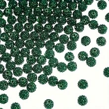 20/50/100pcs Colorful Glass Rhinestone Beads - Mixed Colors, Suitable For DIY Jewelry, Bracelets, Necklaces, Keychains, Party Decorations, Multifunctional Craft Kit With Clay Pen And Earring Hooks For Jewelry Making - Multicolor - View 5