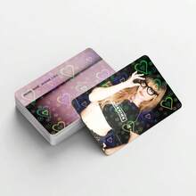 60张/盒 BT21 BL KATSEYE K-POP周边商品，SKZ限量版粉丝周边，收藏照片卡，贴纸，节日礼物 - 彩色 - 查看 11