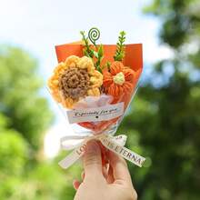 1-3pcs Mini Artificial Flowers With Gift Bag, Suitable For Valentine's Day, Mother's Day Bouquets And Small Gifts - Multicolor - View 1