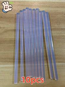 100支7mm x 150mm迷你超透明热熔胶棒，光滑透明胶粘剂，无异味，经久耐用，兼容大多数热熔胶枪，热熔胶棒，SGS认证，EVA透明热熔胶棒，适用于DIY粘合项目及更多DIY、手工艺品、木工、塑料、陶瓷、清洁工具、木材、玻璃、工具配件、圣诞工艺品、节日工艺品，颜色款式随机。 - A - 查看 13