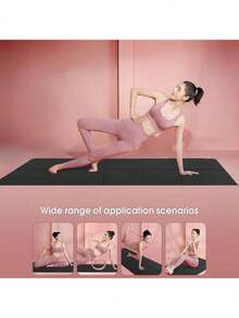 1 片 EVA 可折叠瑜伽垫，多功能柔软垫，居家健身和户外休闲皆宜！有效保护膝盖和手肘。一键折叠，方便收纳，适合在家练习瑜伽、仰卧起坐，或户外野餐、小憩。告别坚硬地面的束缚，这款便携式瑜伽垫重新定义了轻度运动的自由。 - 彩色 - 查看 12