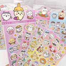 1set/10pcs GIIKAWA Laser Account Stickers Creative High Beauty Cartoon Cute Stickers, The Perfect Holiday Gift, A Gift For Fans And Friends - Multicolor - View 1